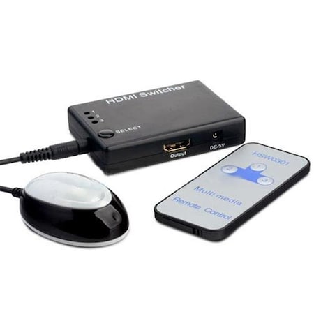 Cmple CMPLE 115-N HDMI 3 Ports Switch withRemote- 3X1 115-N